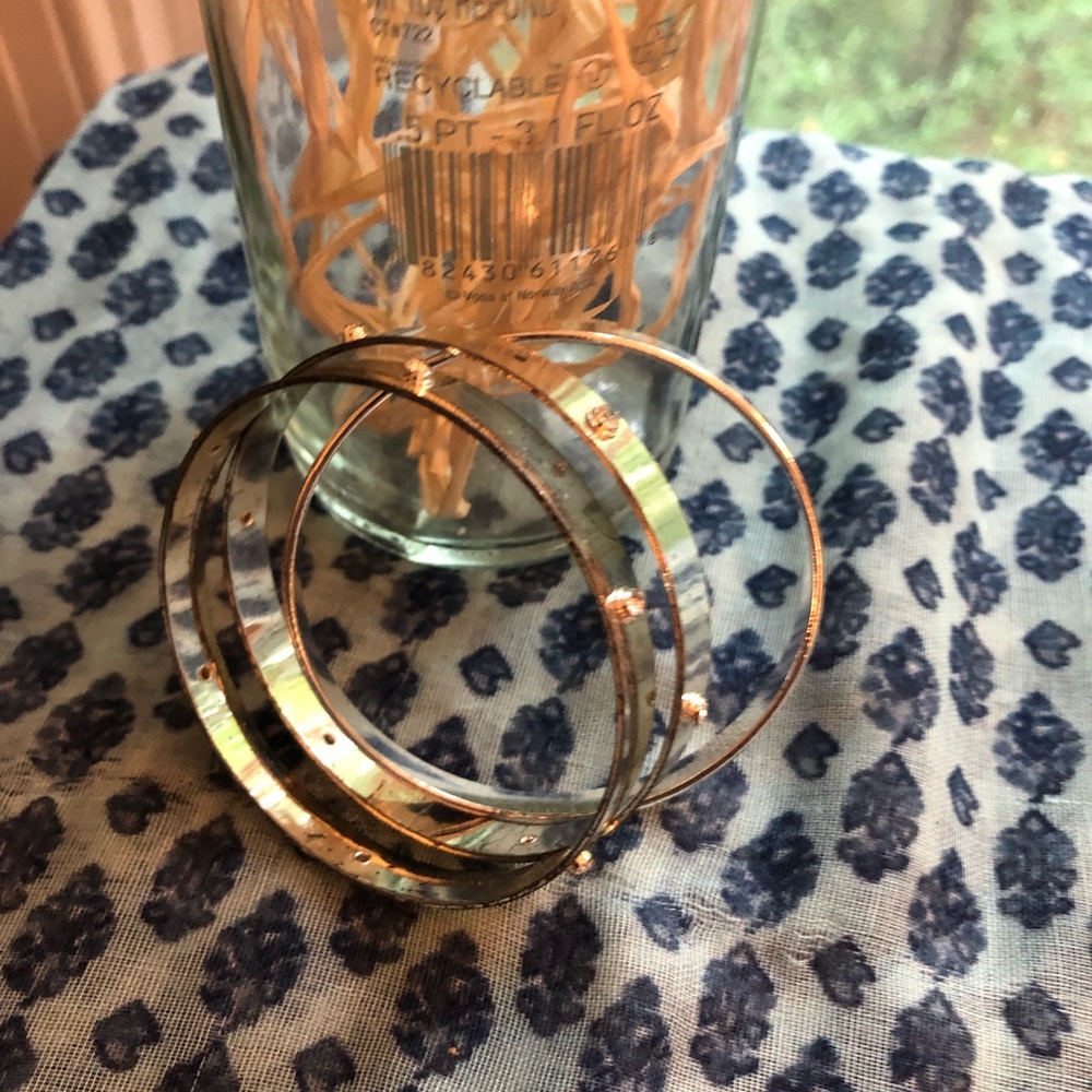 Silver bangles